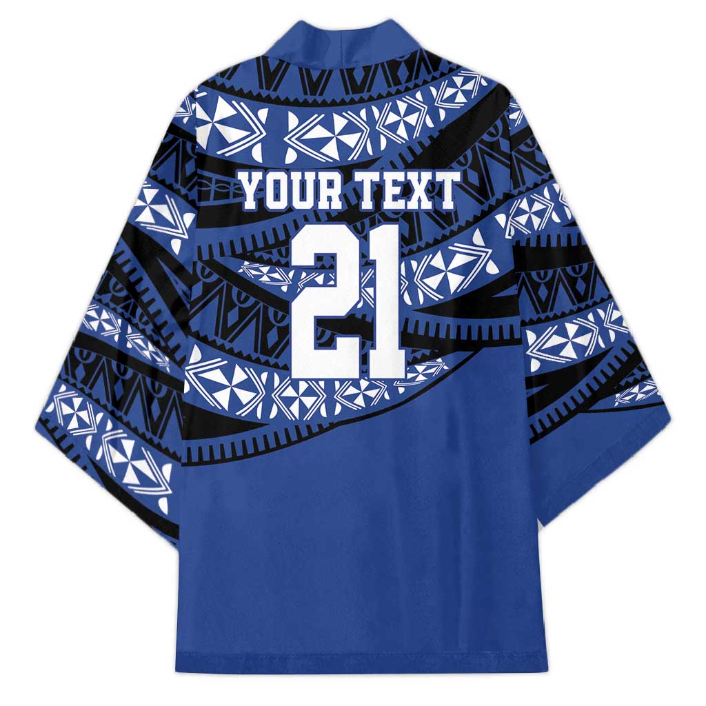 Fiji Rugby Pacific Custom Kimono Pasifika Tapa Pattern - Polynesian Pride