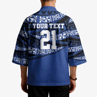 Fiji Rugby Pacific Custom Kimono Pasifika Tapa Pattern - Polynesian Pride