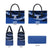 Fiji Rugby Pacific Custom Leather Bag Pasifika Tapa Pattern - Polynesian Pride