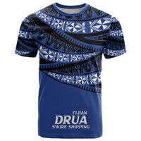 Fiji Rugby Pacific Custom T Shirt Pasifika Tapa Pattern