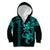 Hawaiian Tribal Kid Hoodie Polynesian Kakau Turtle - Aqua LT9 - Polynesian Pride