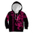 Hawaiian Tribal Kid Hoodie Polynesian Kakau Turtle - Pink LT9 Pink - Polynesian Pride