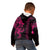 Hawaiian Tribal Kid Hoodie Polynesian Kakau Turtle - Pink LT9 - Polynesian Pride