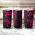 Pink Hawaiian Kakau Turtle Tumbler Cup Polynesian Tribal