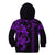 Hawaiian Tribal Kid Hoodie Polynesian Kakau Turtle - Purple LT9 - Polynesian Pride