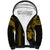 Hawaiian Tribal Sherpa Hoodie Polynesian Kakau Turtle - Yellow LT9 Unisex Yellow - Polynesian Pride