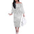 American Samoa Lotu Tamaiti Off The Shoulder Long Sleeve Dress White Sunday Plumeria White Vibe