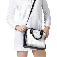 American Samoa Lotu Tamaiti Shoulder Handbag White Sunday Plumeria White Vibe