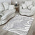 Lotu Tamaiti Samoa Siapo Area Rug White Sunday With Teuila Torch Ginger