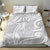 Lotu Tamaiti Samoa Siapo Bedding Set White Sunday With Teuila Torch Ginger