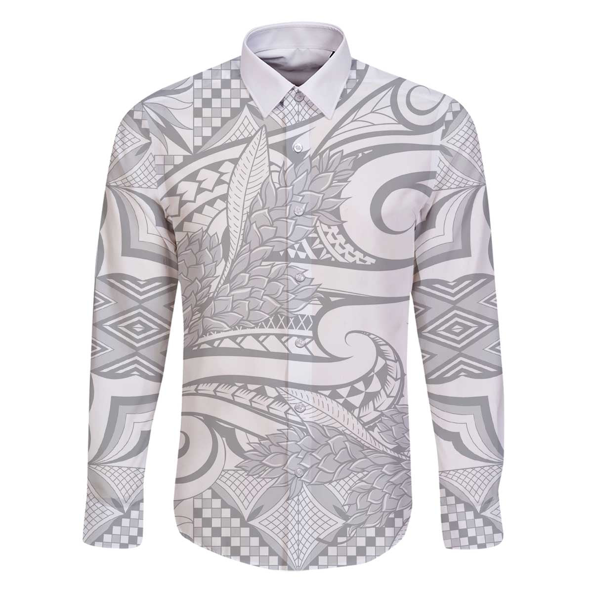 Lotu Tamaiti Samoa Siapo Family Matching Puletasi and Hawaiian Shirt White Sunday With Teuila Torch Ginger