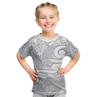 Lotu Tamaiti Samoa Siapo Kid T Shirt White Sunday With Teuila Torch Ginger