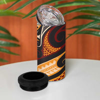 Vintage Samoa Siapo 4 in 1 Can Cooler Tumbler With Teuila Torch Ginger