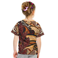 Vintage Samoa Siapo Kid T Shirt With Teuila Torch Ginger