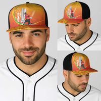 Cricket PNG East Asia-Pacific Baseball Net Cap Papua New Guinea Rise to Power - Polynesian Pride