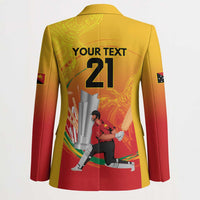 Custom Cricket PNG East Asia-Pacific Blazer Papua New Guinea Rise to Power LT9 - Polynesian Pride