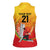 Custom Cricket PNG East Asia-Pacific Women Sleeveless Polo Shirt Papua New Guinea Rise to Power - Polynesian Pride