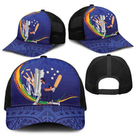 Cricket Samoa East Asia-Pacific Baseball Net Cap Samoa Storming the Limits - Polynesian Pride