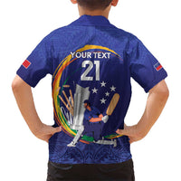 Custom Cricket Samoa East Asia-Pacific Hawaiian Shirt Samoa Storming the Limits - Polynesian Pride