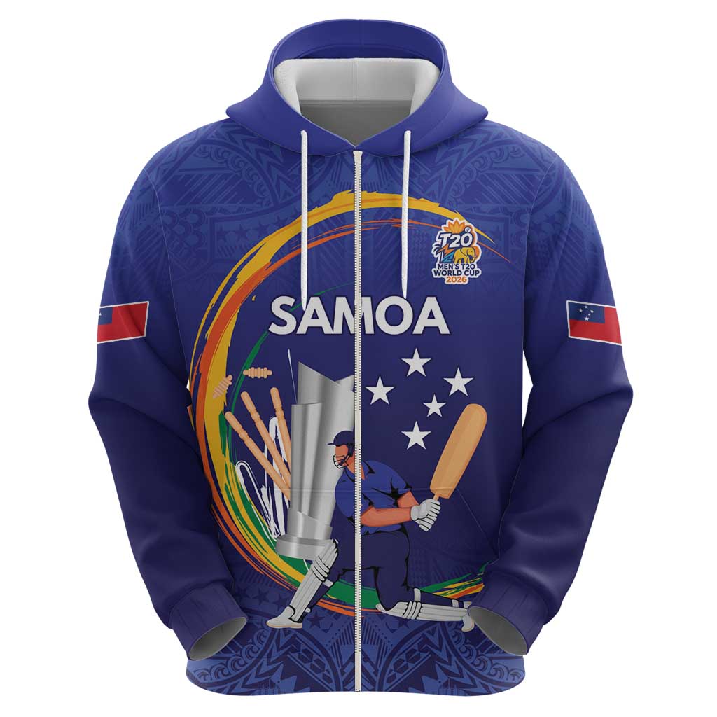 Custom Cricket Samoa East Asia-Pacific Hoodie Samoa Storming the Limits - Polynesian Pride