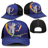 Cricket Samoa East Asia-Pacific Mesh Trucker Cap Samoa Storming the Limits - Polynesian Pride