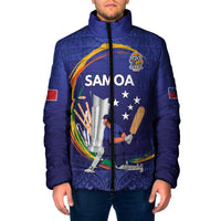 Custom Cricket Samoa East Asia-Pacific Padded Jacket Samoa Storming the Limits - Polynesian Pride