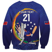 Custom Cricket Samoa East Asia-Pacific Sweatshirt Samoa Storming the Limits - Polynesian Pride