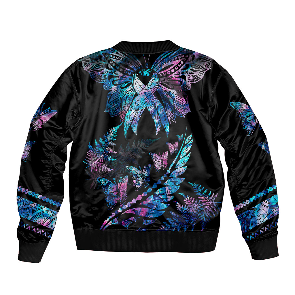 polynesia-ribbon-butterflies-bomber-jacket-silver-fern-breast-cancer-with-papua-shell-pattern