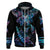 Polynesia Ribbon Butterflies Hoodie Silver Fern Breast Cancer With Papua Shell Pattern LT9 - Polynesian Pride