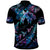 Polynesia Ribbon Butterflies Polo Shirt Silver Fern Breast Cancer With Papua Shell Pattern LT9 - Polynesian Pride