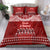 Toa Samoa Christmas Bedding Set Samoa Siva Tau Manuia Le Kerisimasi Red Vibe LT9 - Polynesian Pride