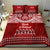 Toa Samoa Christmas Bedding Set Samoa Siva Tau Manuia Le Kerisimasi Red Vibe LT9 - Polynesian Pride