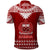 Toa Samoa Christmas Polo Shirt Samoa Siva Tau Manuia Le Kerisimasi Red Vibe LT9 - Polynesian Pride