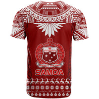 Toa Samoa Christmas T Shirt Samoa Siva Tau Manuia Le Kerisimasi Red Vibe LT9 - Polynesian Pride