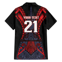 Custom New Zealand Family Matching Short Sleeve Bodycon Dress and Hawaiian Shirt Maori Kiwiana Pattern Tukutuku Motif LT9 - Polynesian Pride