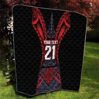 Custom New Zealand Quilt Maori Kiwiana Pattern Tukutuku Motif LT9 - Polynesian Pride