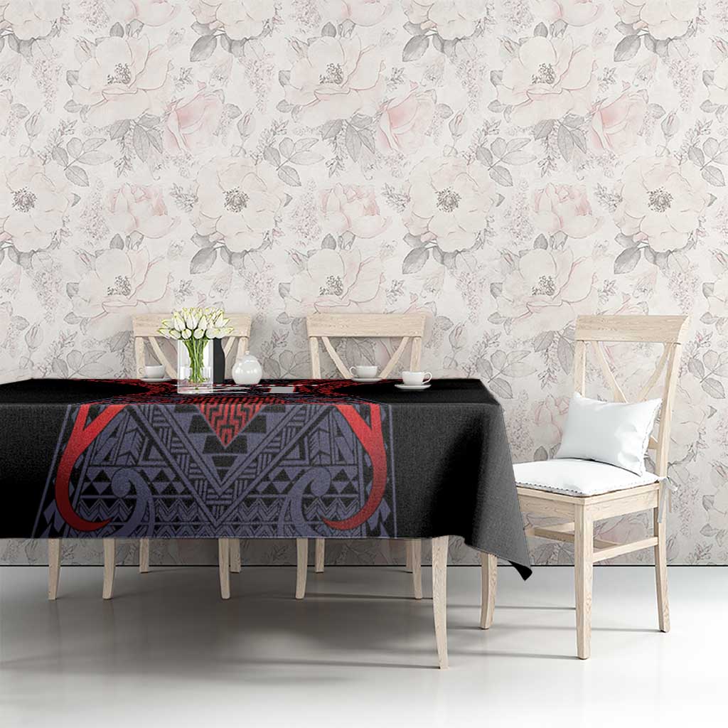 Custom New Zealand Tablecloth Maori Kiwiana Pattern Tukutuku Motif