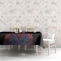 Custom New Zealand Tablecloth Maori Kiwiana Pattern Tukutuku Motif