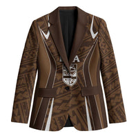 Custom Oceania Football Bula Fiji Blazer Polynesian Tribal Pattern