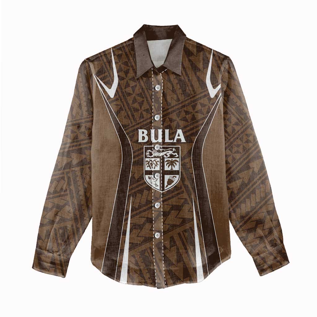 Custom Oceania Football Bula Fiji Women Casual Shirt Polynesian Tribal Pattern LT9 - Polynesian Pride
