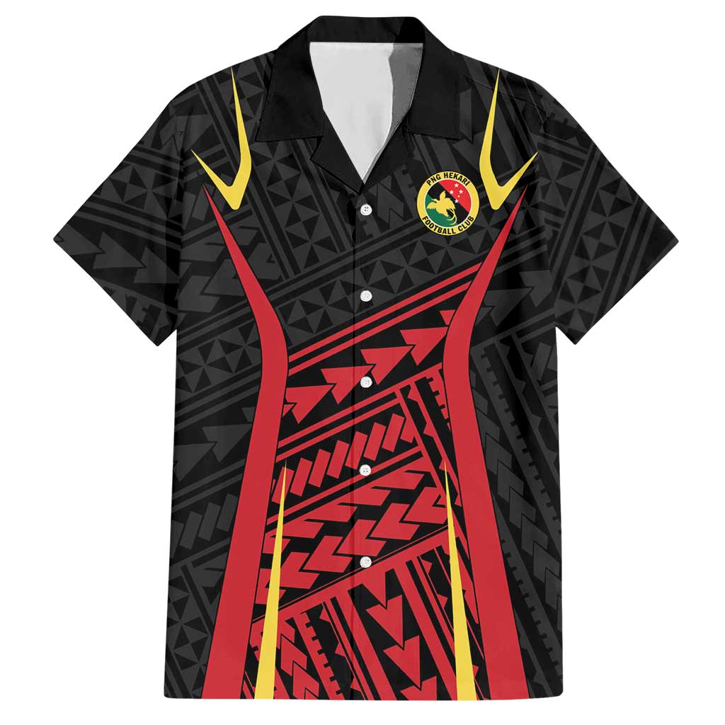 Custom Oceania Football Papua New Guinea Hawaiian Shirt Polynesian Tribal Pattern