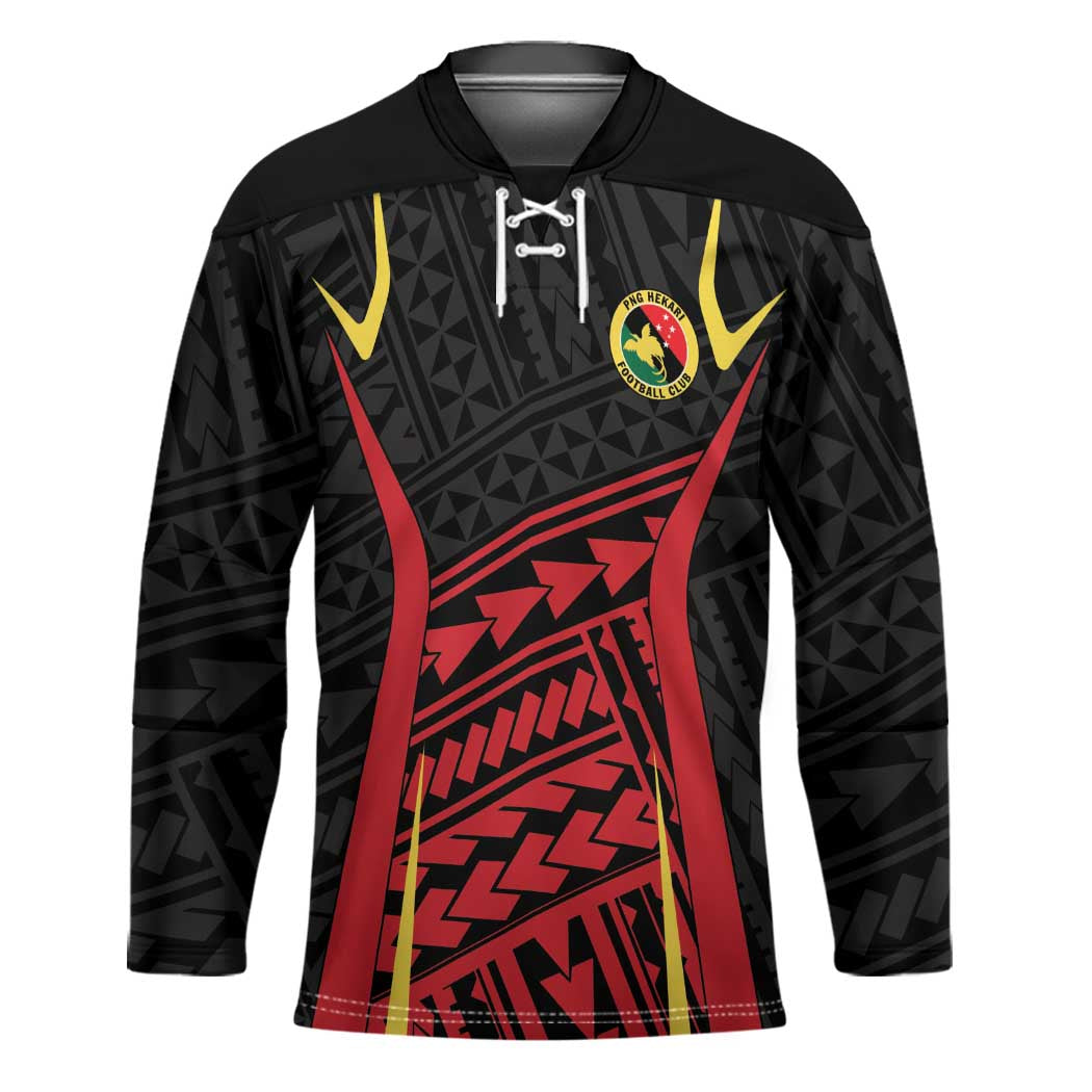 Custom Oceania Football Papua New Guinea Hockey Jersey Polynesian Tribal Pattern