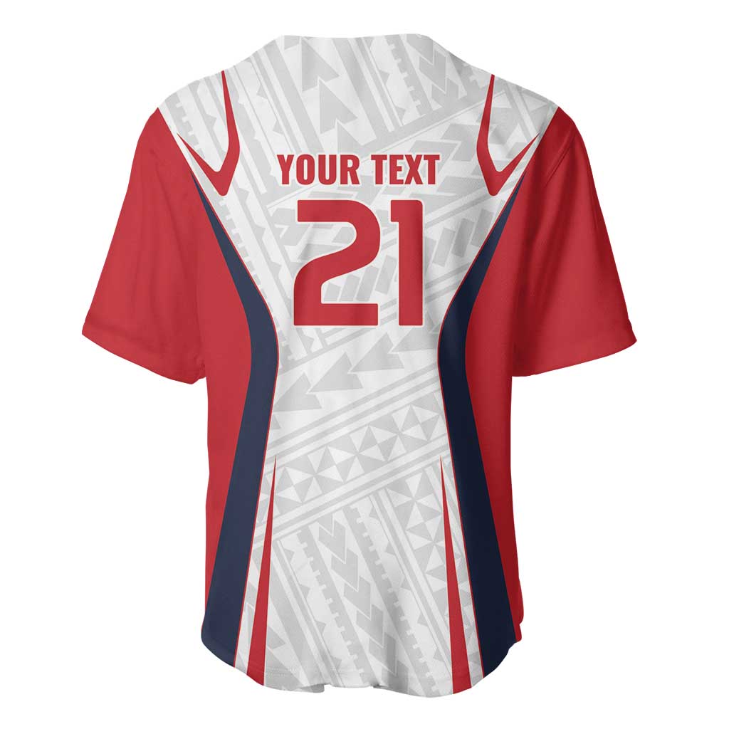 Custom Oceania Football Tahiti Baseball Jersey Polynesian Tribal Pattern LT9 - Polynesian Pride