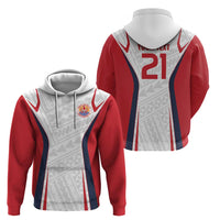 Custom Oceania Football Tahiti Zip Hoodie Polynesian Tribal Pattern