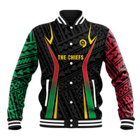Custom Oceania Football Vanuatu Baseball Jacket Polynesian Tribal Pattern