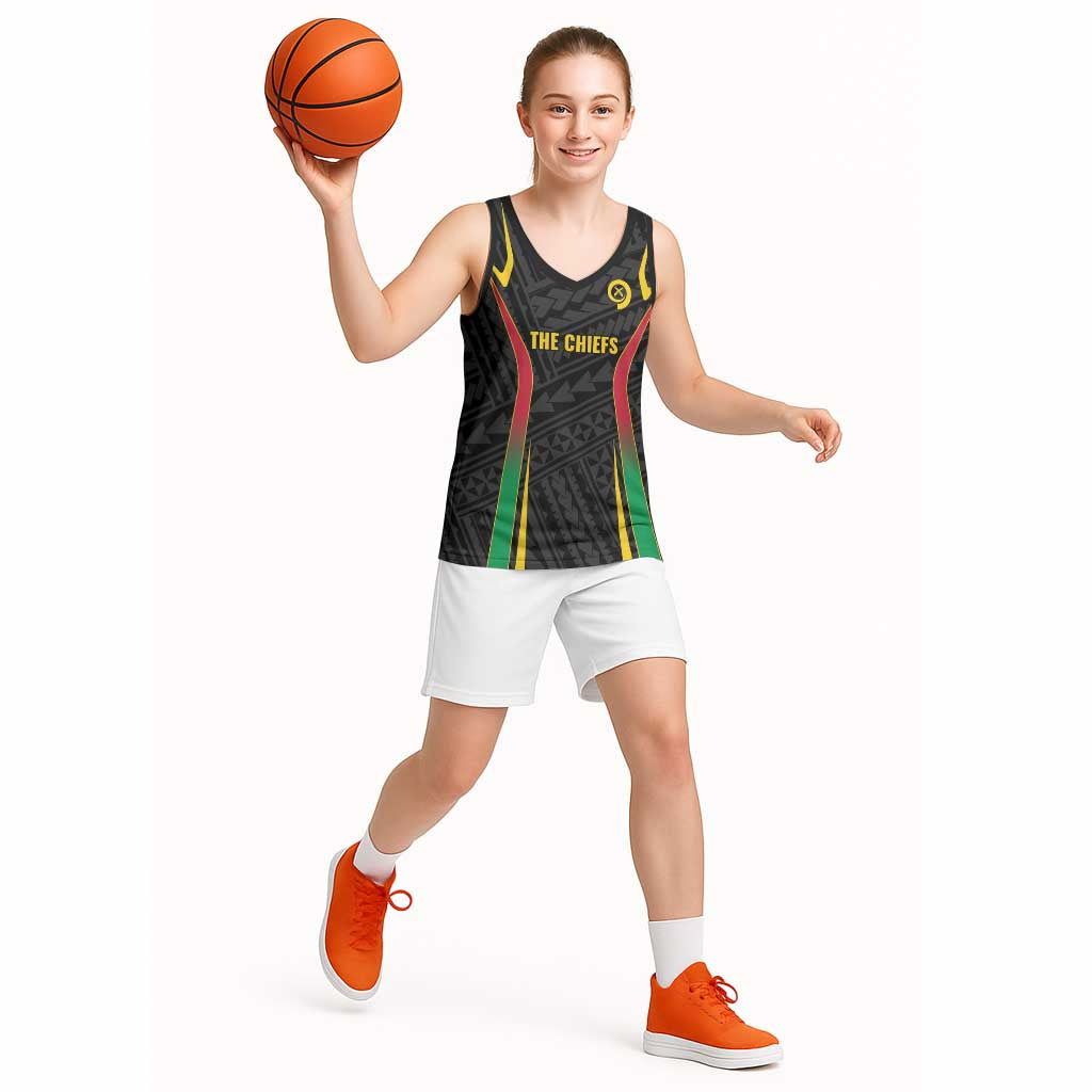 Custom Oceania Football Vanuatu Basketball Jersey Polynesian Tribal Pattern LT9 - Polynesian Pride