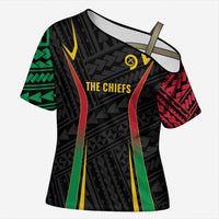 Custom Oceania Football Vanuatu Cross Shoulder Shirt Polynesian Tribal Pattern