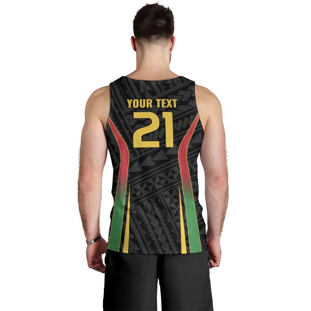 Custom Oceania Football Vanuatu Men Tank Top Polynesian Tribal Pattern LT9 - Polynesian Pride