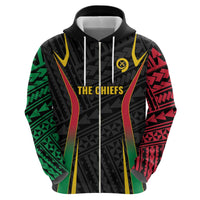 Custom Oceania Football Vanuatu Zip Hoodie Polynesian Tribal Pattern LT9 - Polynesian Pride