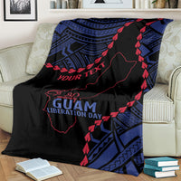 Personalized Guam 80th Anniversary Liberation Day Blanket Guahan Basic Seal LT9 - Polynesian Pride